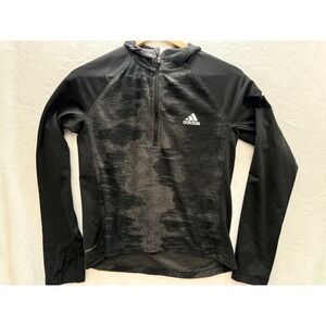 Adidas AeroReady Quarter Zip Womens Athletic Pullover Half Zip Performance Top